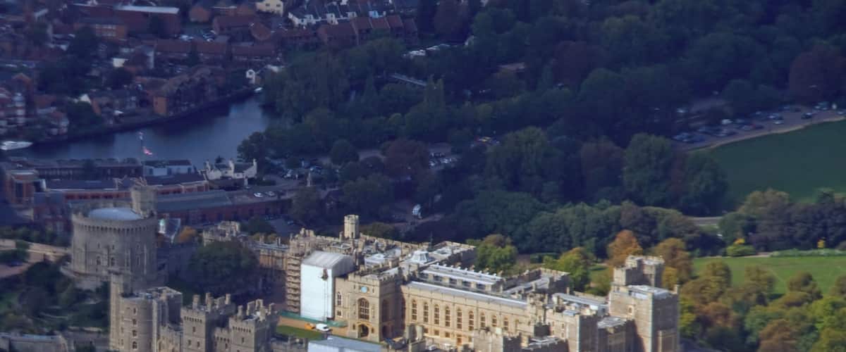 Taken through a distorting 747 window