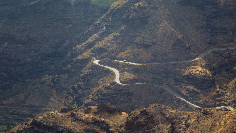 Canary Islands featuring a gorge or canyon