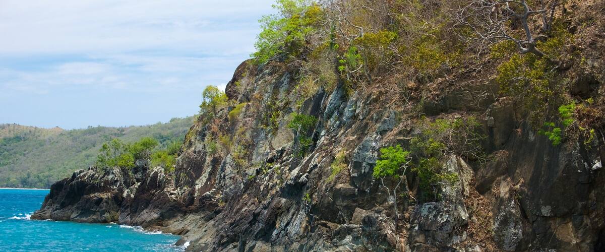 Lovers Cove featuring rugged coastline and general coastal views