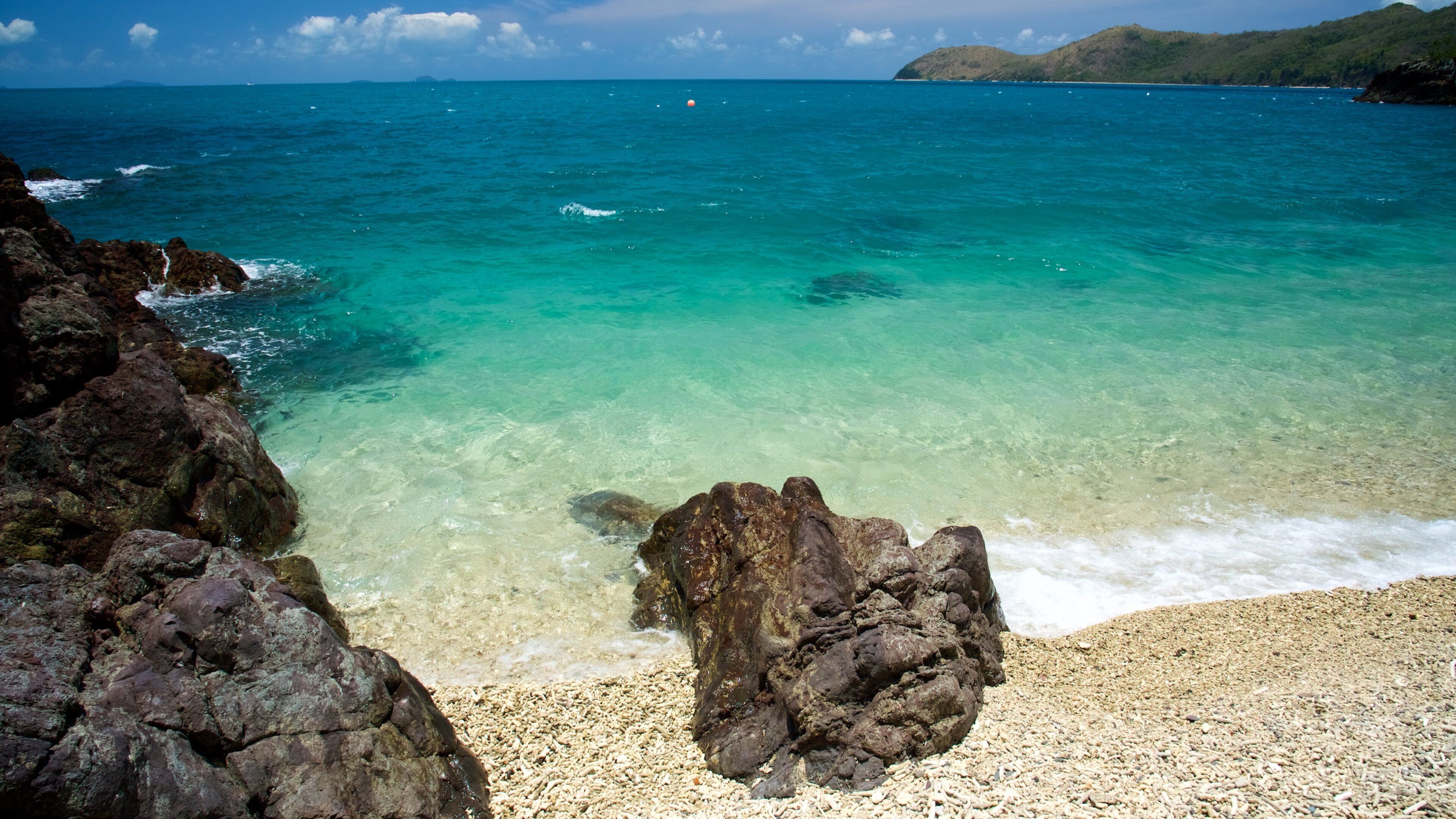 Lovers Cove featuring general coastal views, tropical scenes and a sandy beach