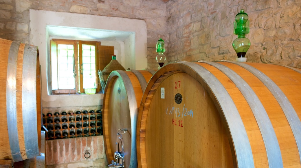 Castellina in Chianti mostrando vista interna