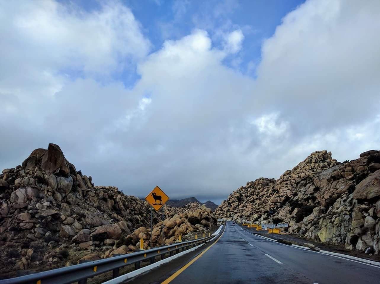 La Rumorosa road, Baja California, Mexico