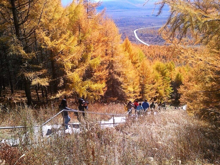 Looks like a painting isn't it?? #mongolia #china #aershan