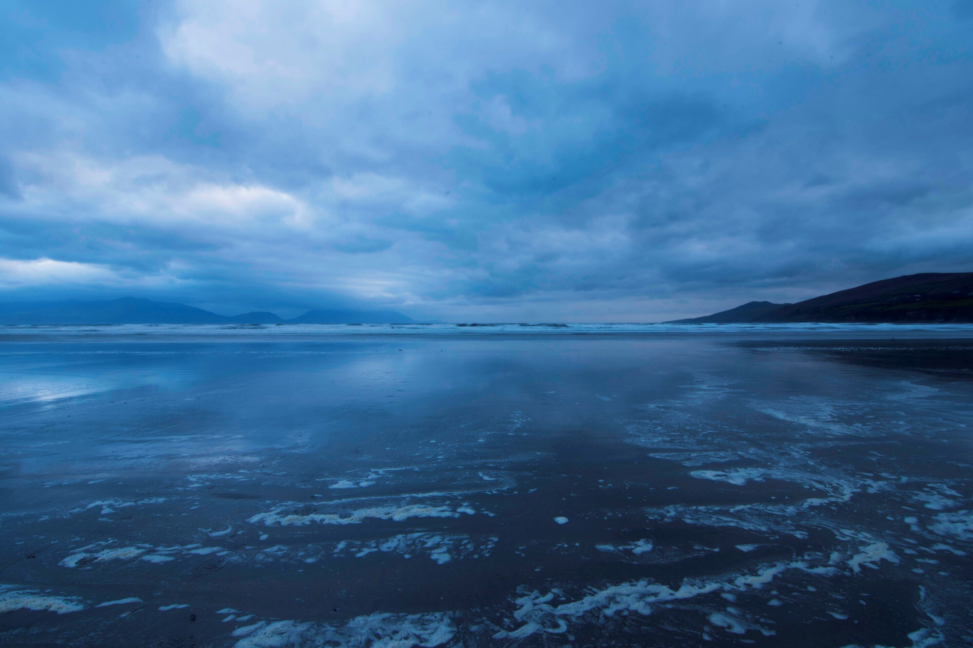 my family visited me in Ireland, when i took this incredible image, beautiful Inch beach on very cloudy day, was like a mirror for the dramatic sky, were was only one color, blue blue blue!!
#BVSBlue