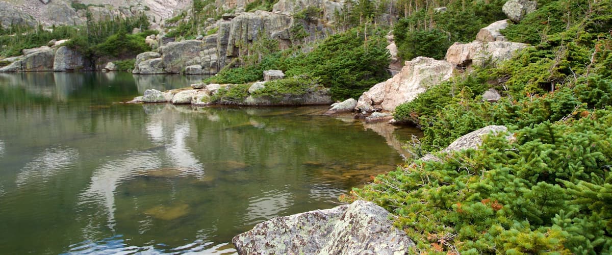 North Central Colorado featuring a lake or waterhole