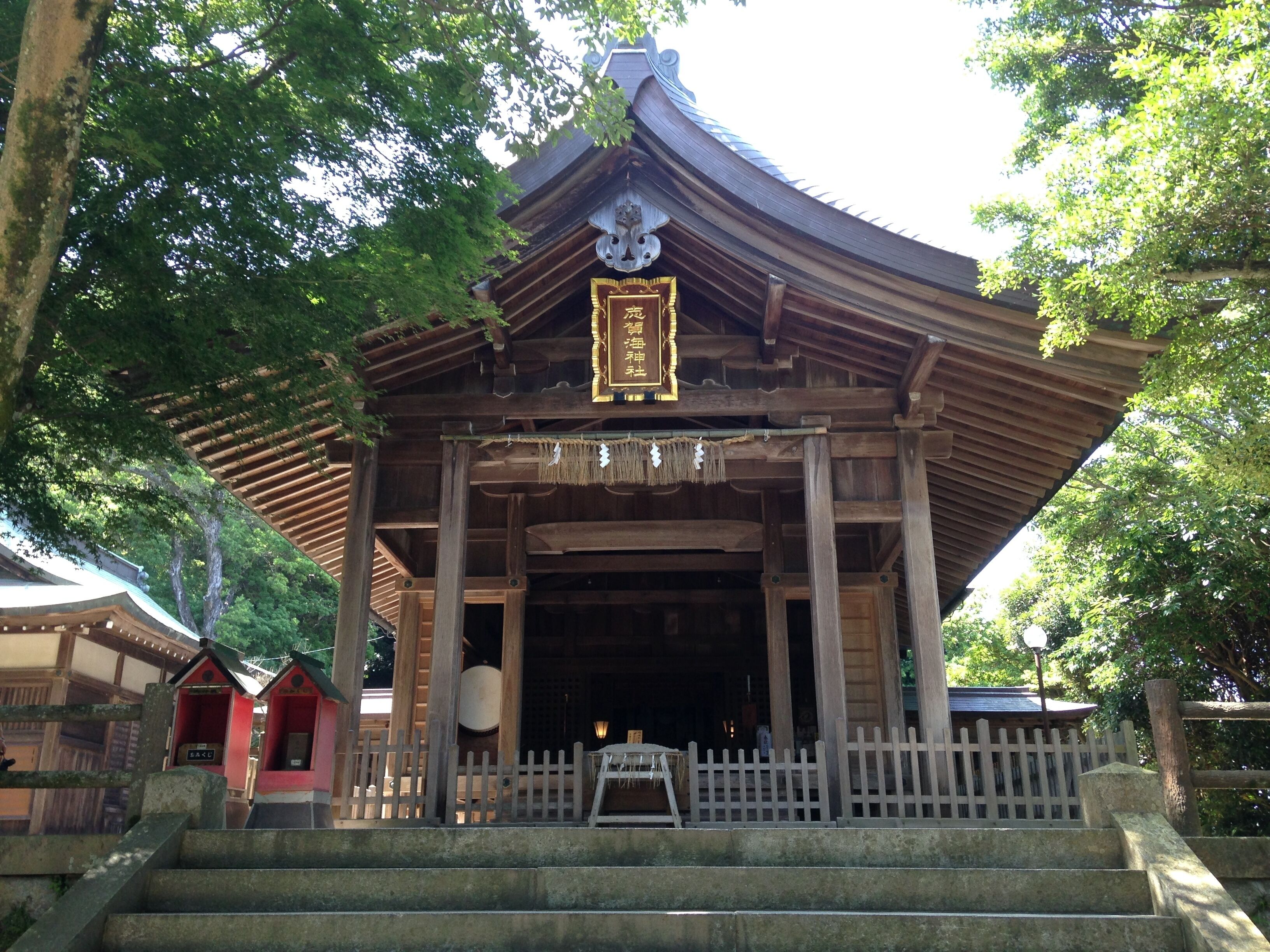 志賀海神社の拝殿