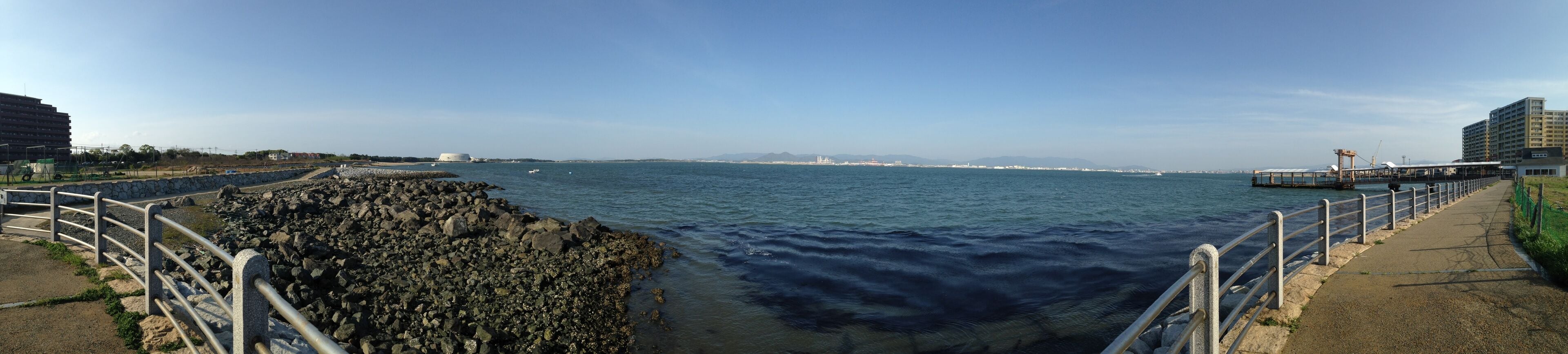 西戸崎旅客待合所付近のパノラマ