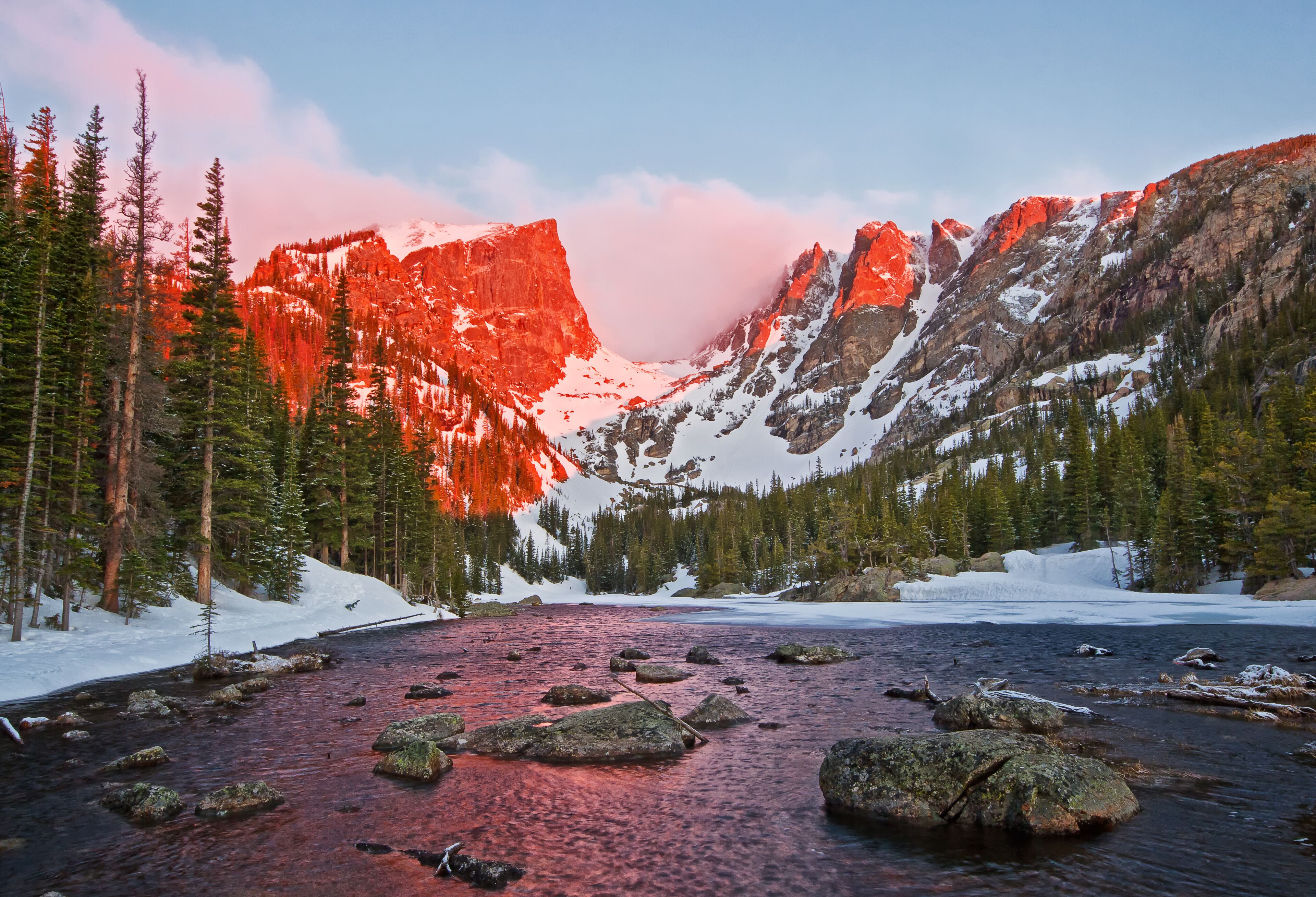 Dream Lake at Sunrise