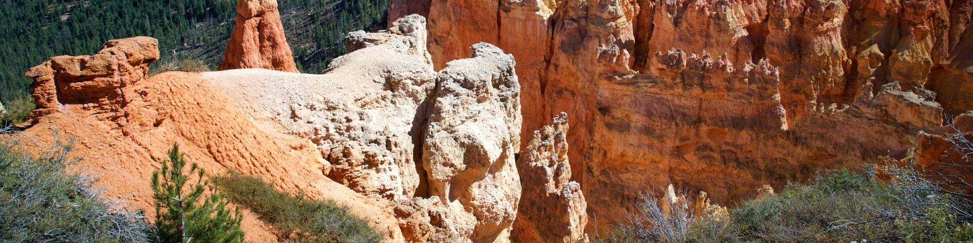 Bryce Canyon National Park which includes tranquil scenes, a gorge or canyon and desert views