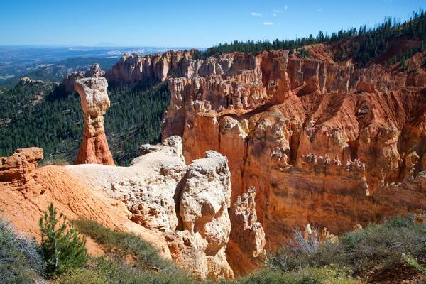 Bryce Canyon National Park which includes tranquil scenes, a gorge or canyon and desert views