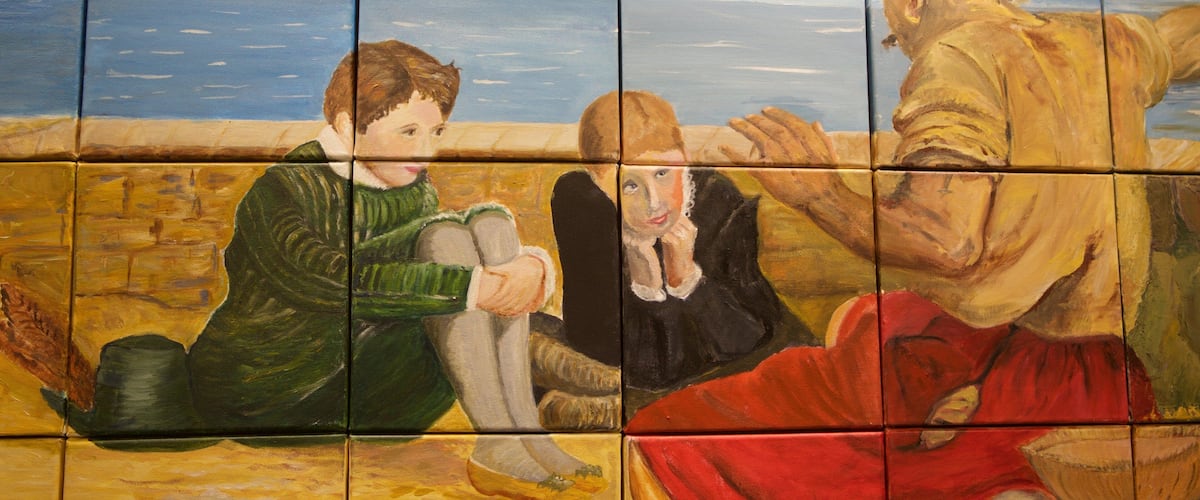 Budleigh Salterton mettant en vedette art