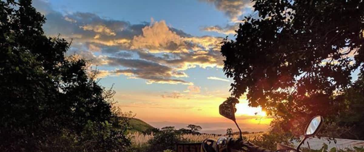 Sunset bike ride. Great little restaurant with an incredible view. #lifeatexpedia