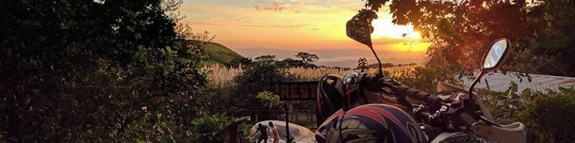 Sunset bike ride. Great little restaurant with an incredible view. #lifeatexpedia