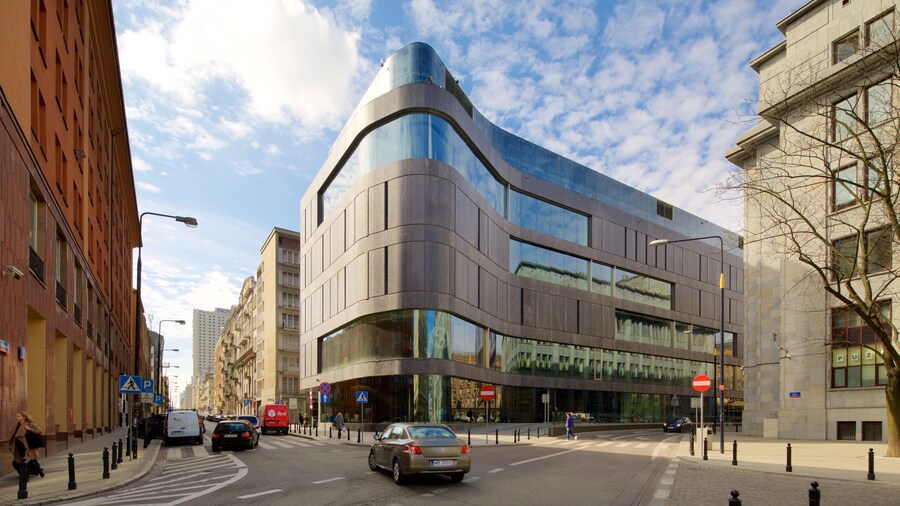 Warsaw showing modern architecture