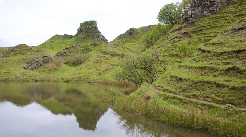 Isle of Skye featuring a pond and tranquil scenes