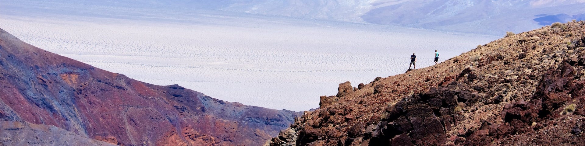 Father Crowley Vista Point showing landscape views, hiking or walking and desert views
