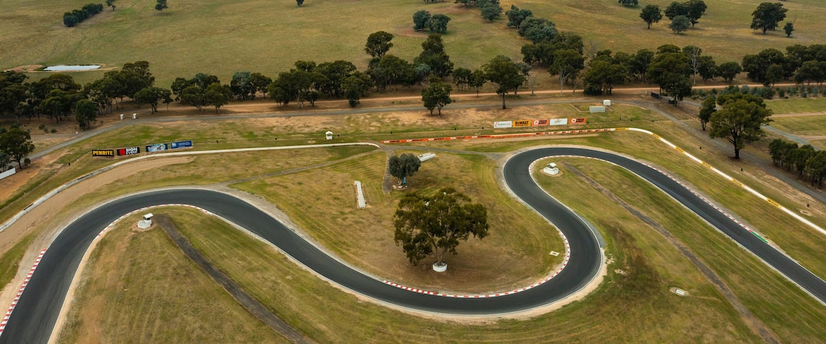Winton Motor Raceway showing landscape views and tranquil scenes