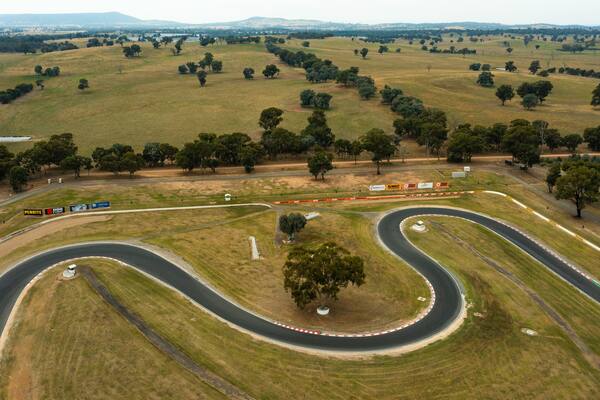 Winton Motor Raceway showing landscape views and tranquil scenes