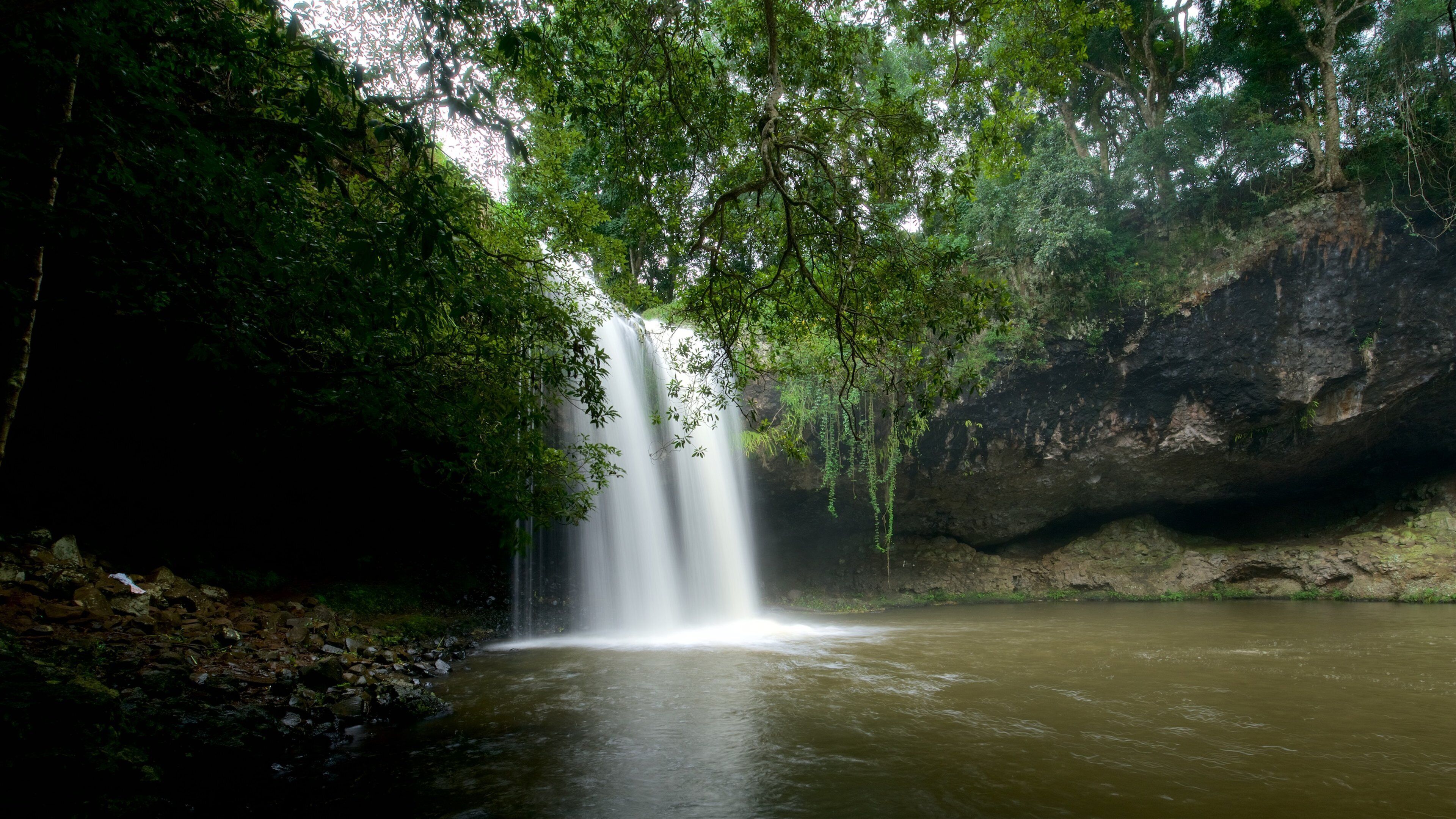 Killen Falls featuring a waterfall and a river or creek