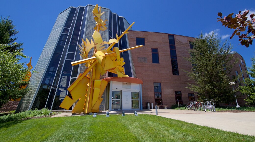 Columbia montrant art extérieur et architecture moderne
