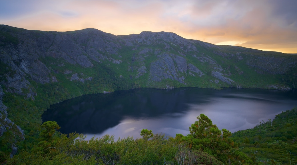 크레이들 마운틴 을 특징 한적한 풍경, 일몰 과 산