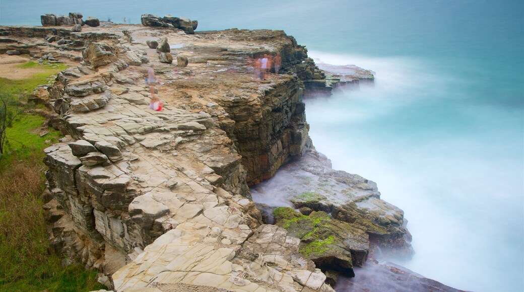 Turners Beach showing rocky coastline and general coastal views