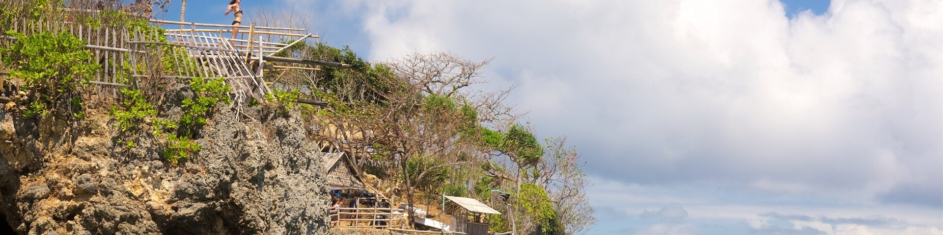 Magic Island showing rugged coastline and general coastal views