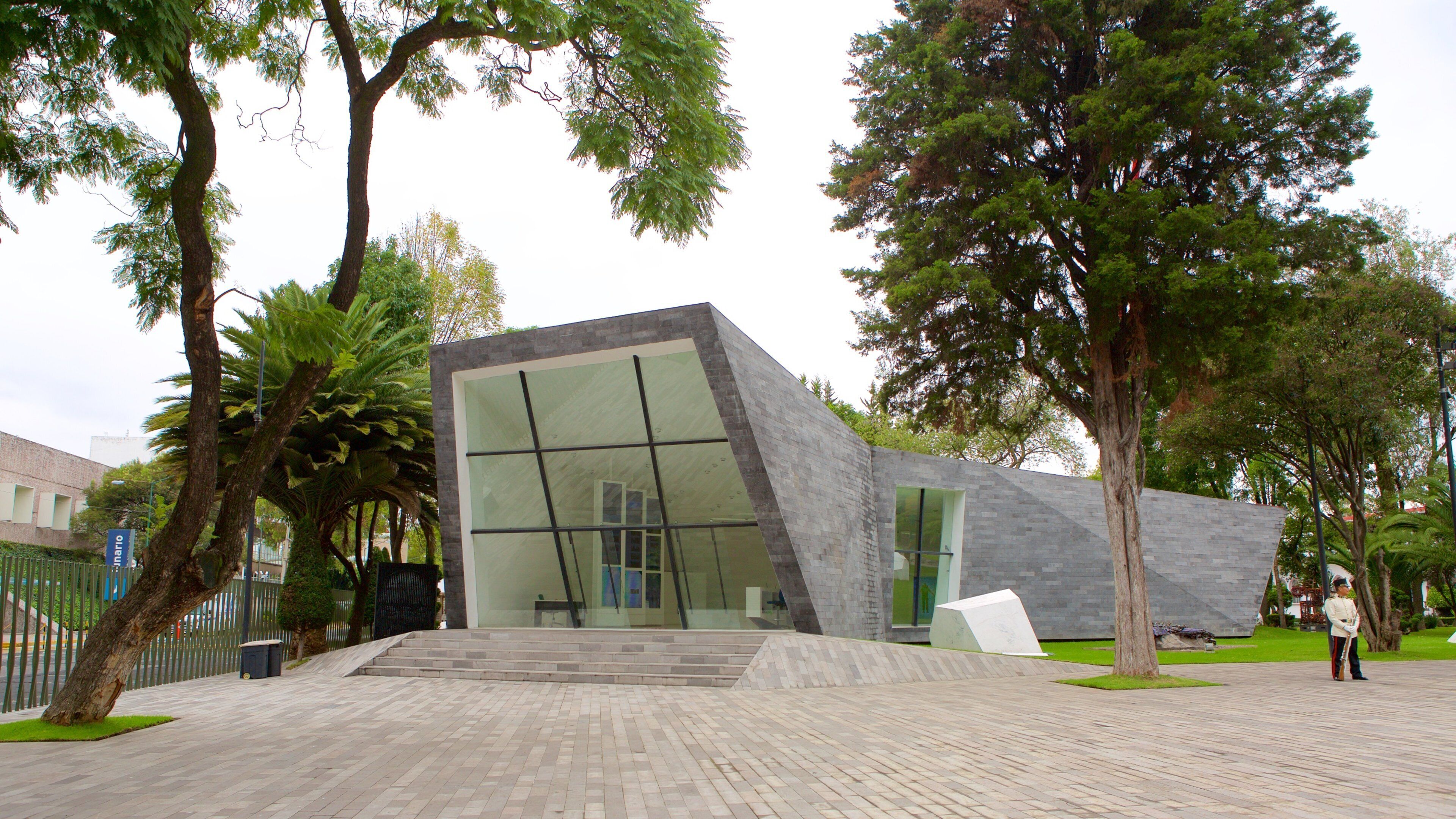 Campo Deportivo Militar Marte which includes a square or plaza and modern architecture