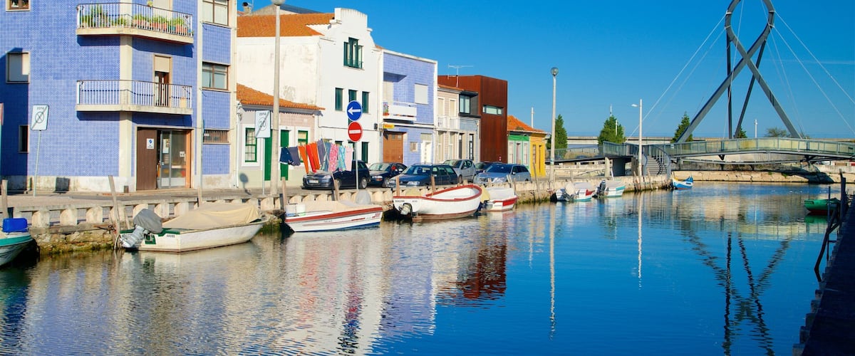 Aveiro che include fiume o ruscello