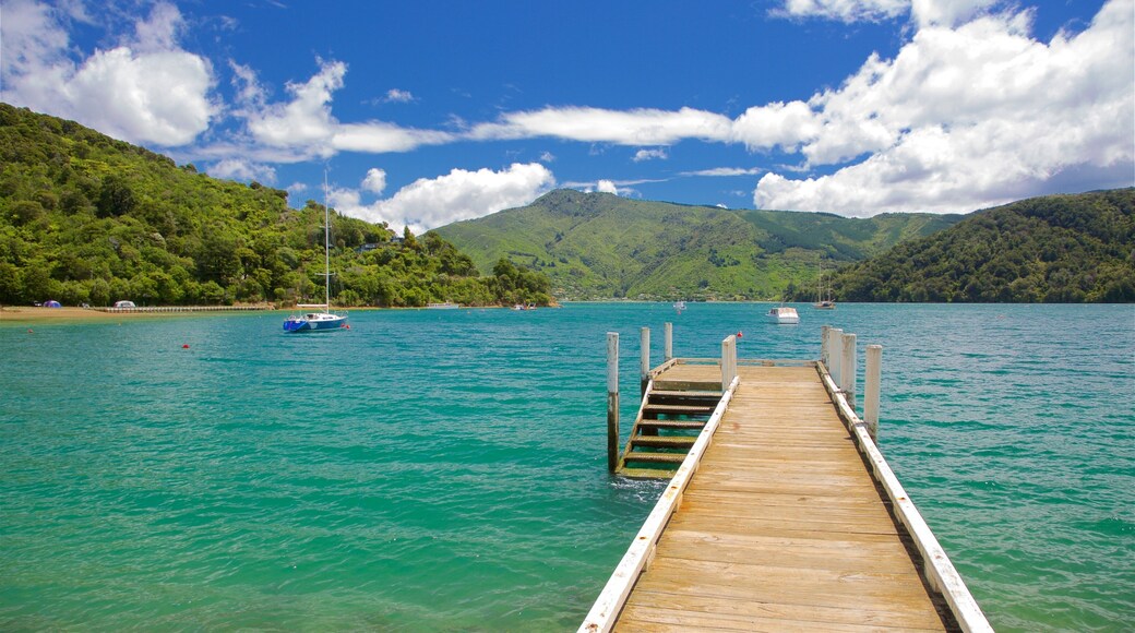 Picton featuring mountains, sailing and a bay or harbor