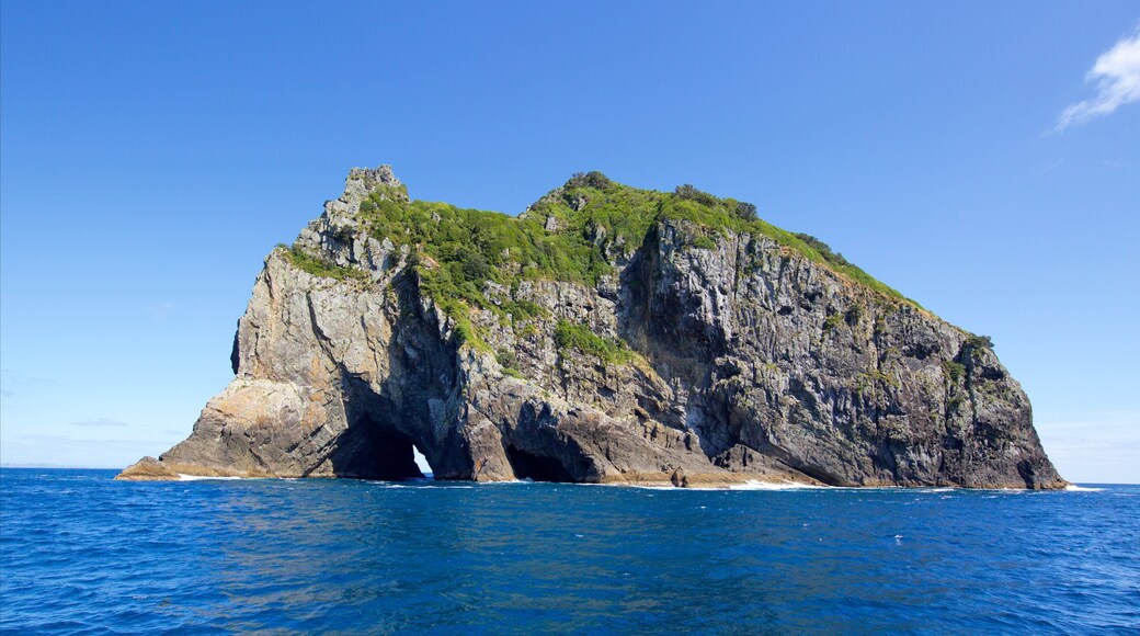 Hole In The Rock featuring general coastal views and island views
