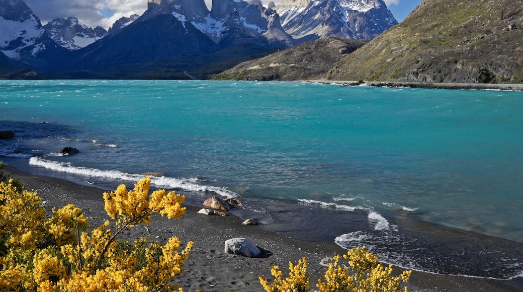 Los Cuernos and Lago Pehoe, Torres del Paine National Park, Patagonia, Chile
