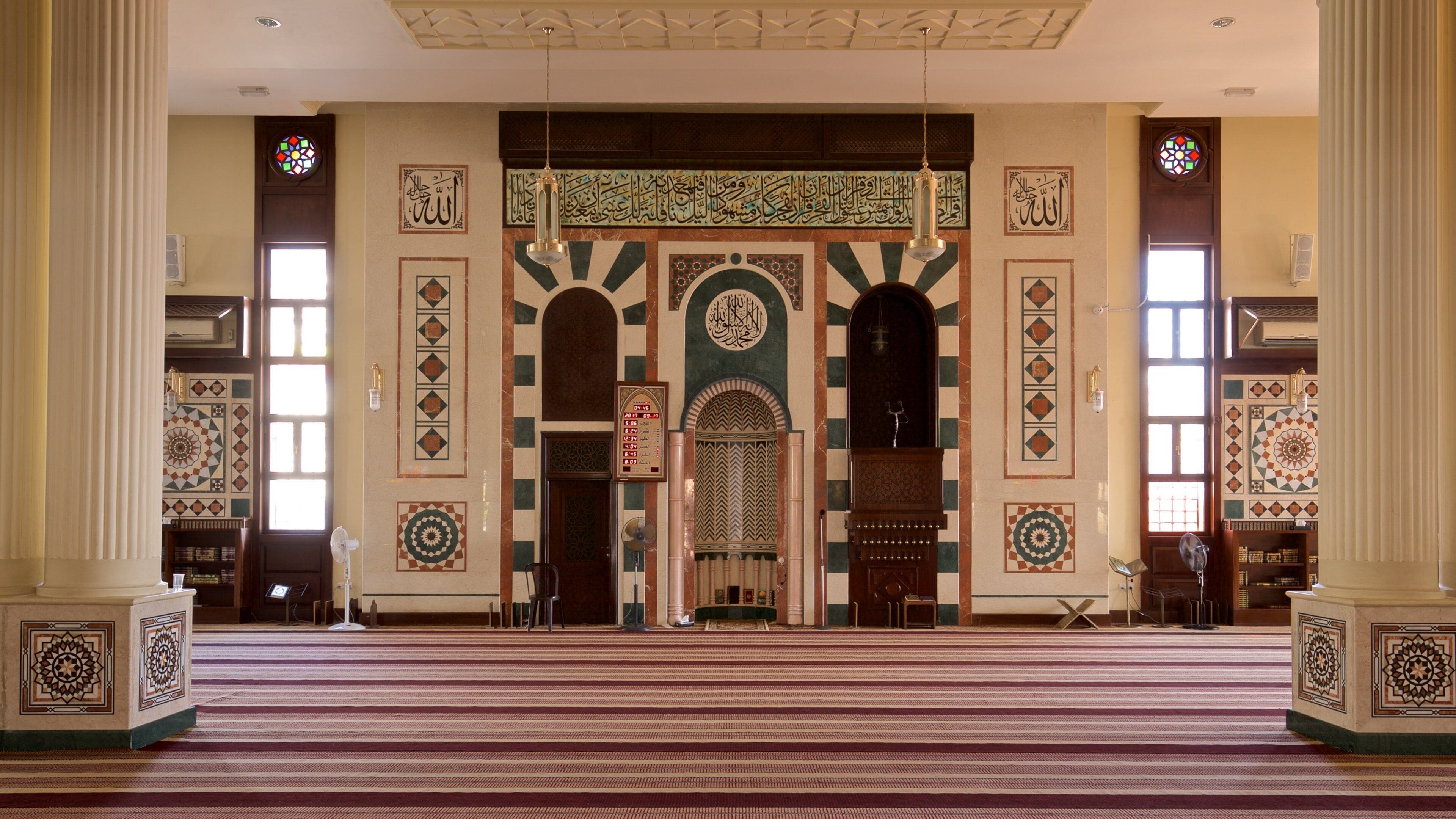 Aqaba som viser kulturarvsgenstande og interiør