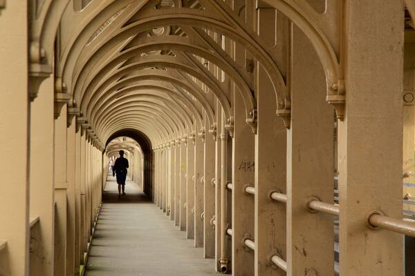 Newcastle-upon-Tyne mostrando patrimonio de arquitectura y vistas interiores
