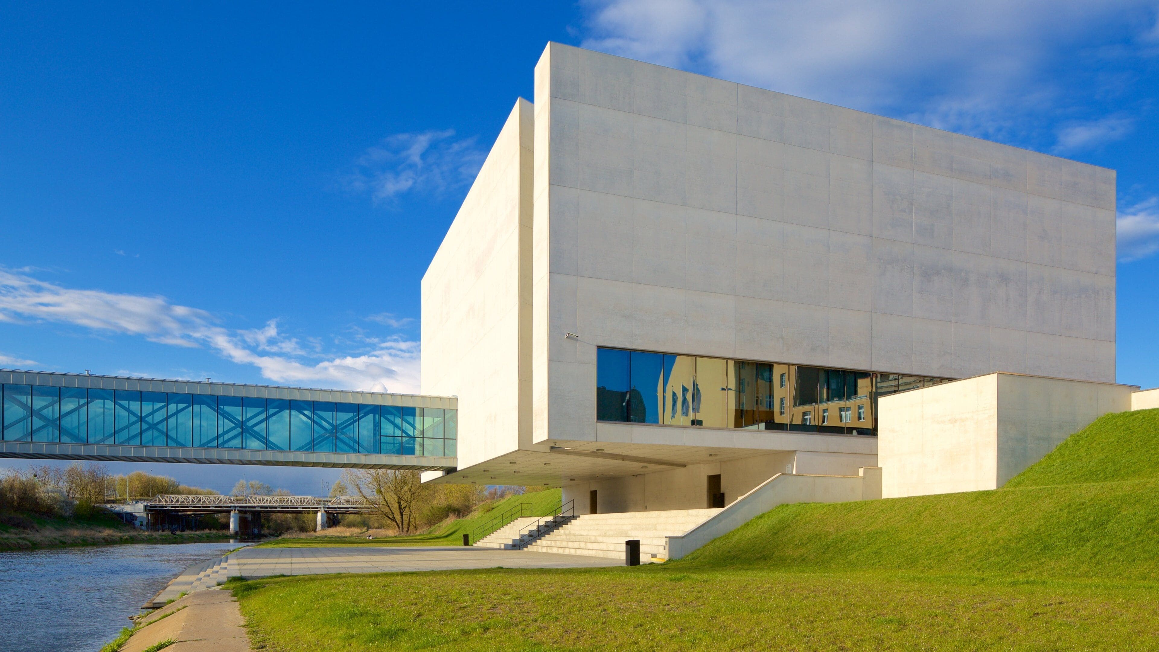 Poznan which includes modern architecture