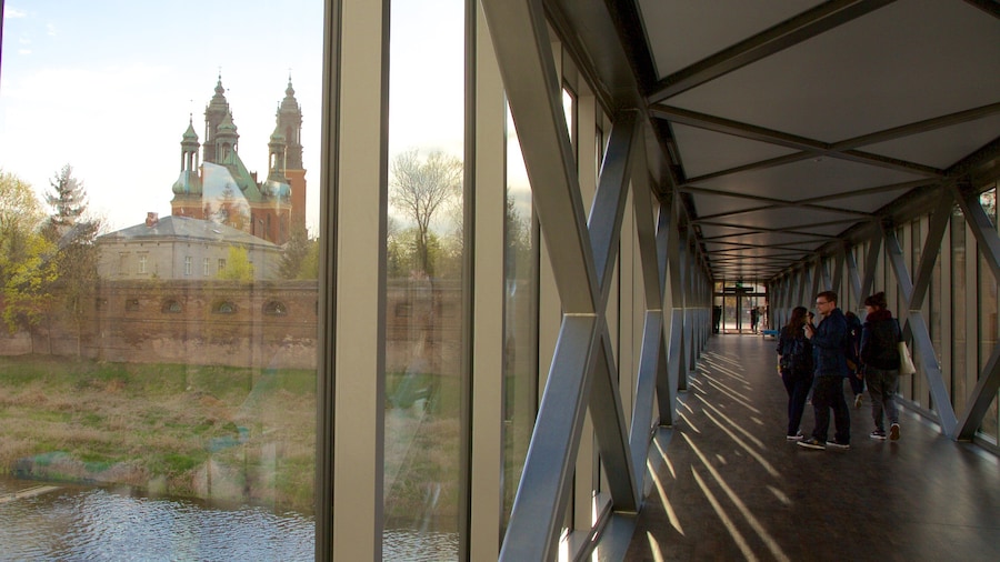 Poznan which includes interior views as well as a small group of people