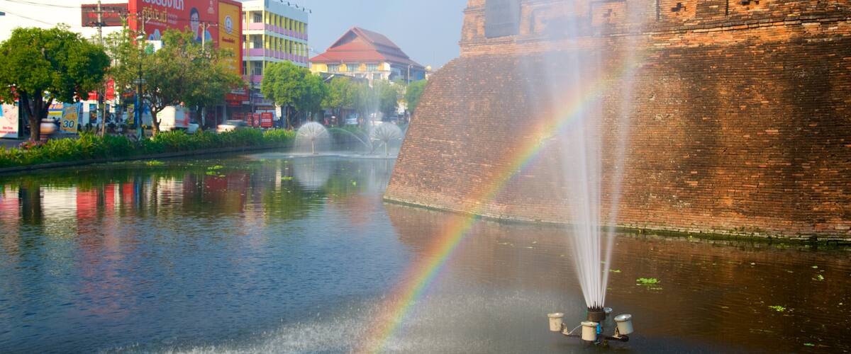 Katam Corner featuring a fountain and a river or creek