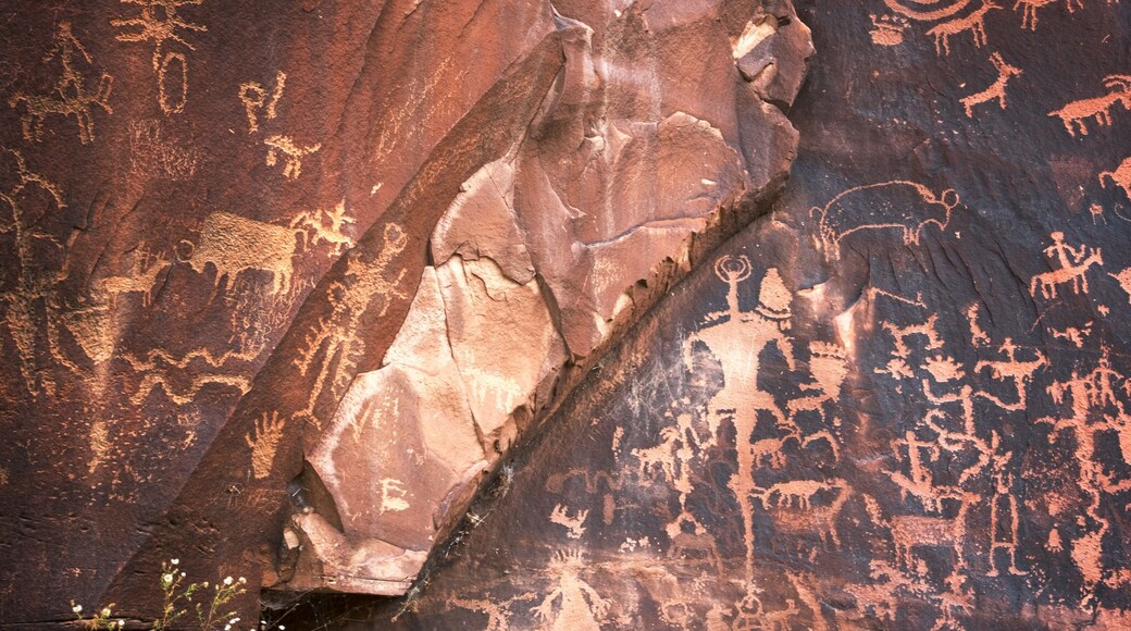 Monticello showing outdoor art and indigenous culture