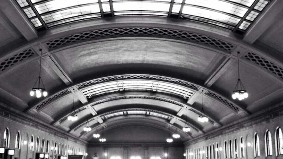 Union Depot, freshly renovated, in downtown St. Paul, MN. Connections to buses, light rail and Amtrak trains. www.bradleyhanson.com