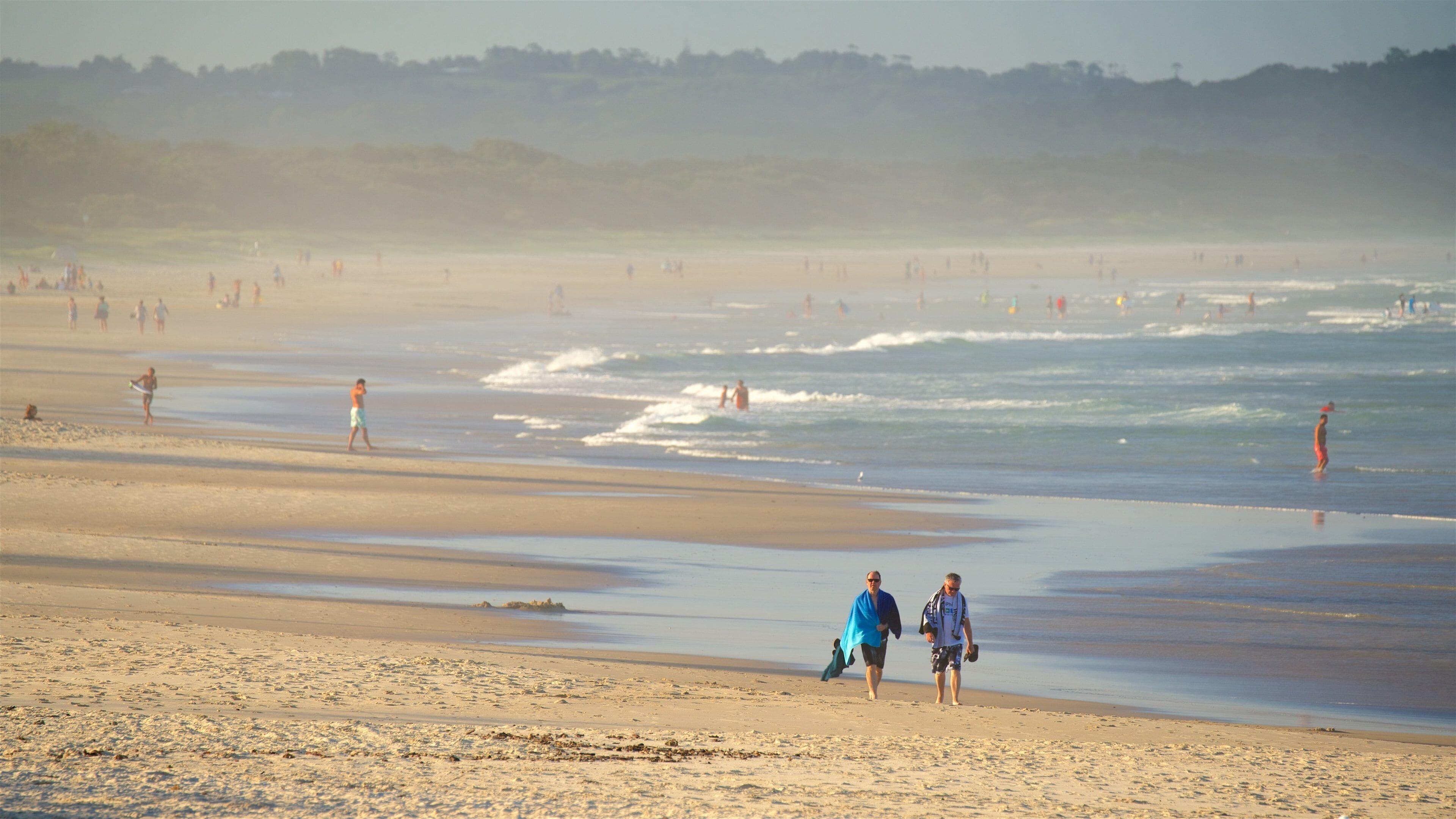 Lennox Head qui includes plage de sable