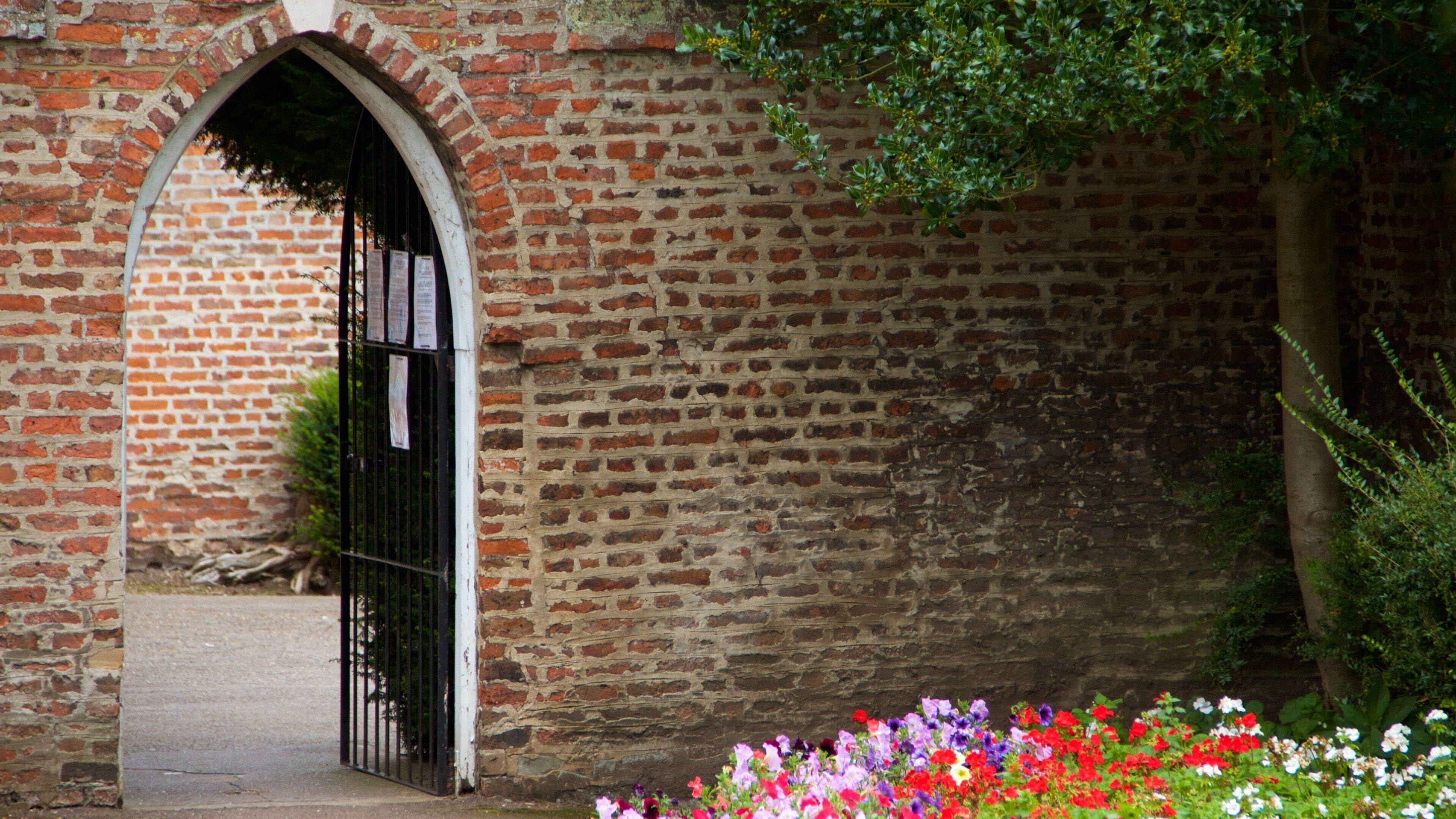 Lincolnshire caracterizando elementos de patrimônio e flores