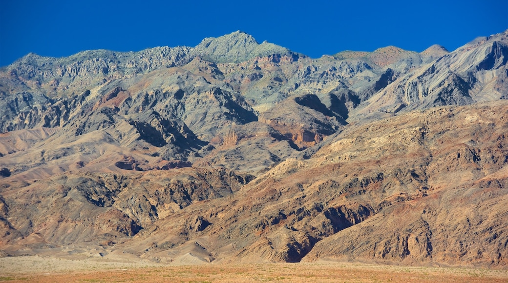 Death Valley featuring desert views and a gorge or canyon