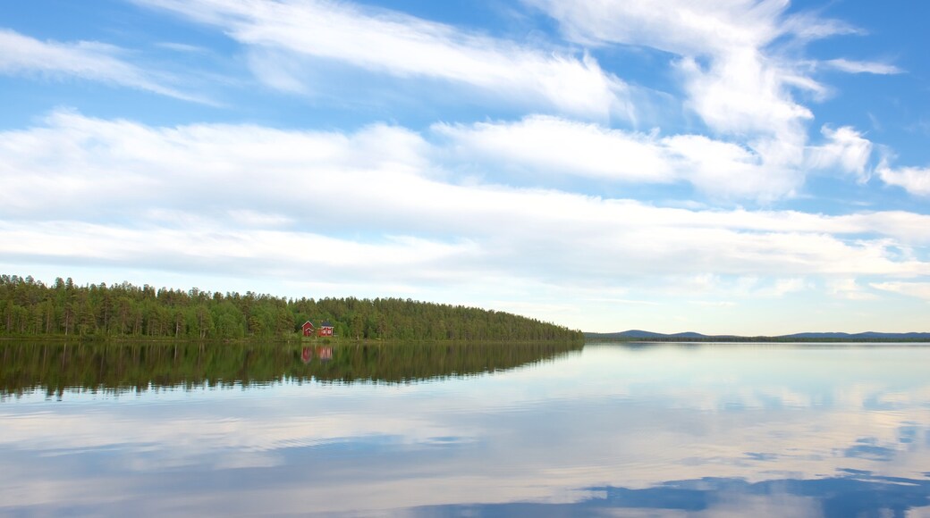 Inari which includes landscape views and a lake or waterhole