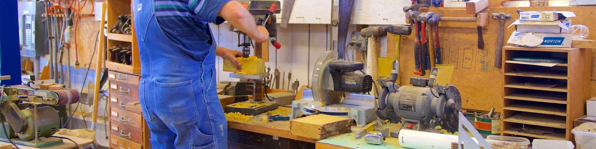 Ruark Boatworks featuring interior views as well as an individual male