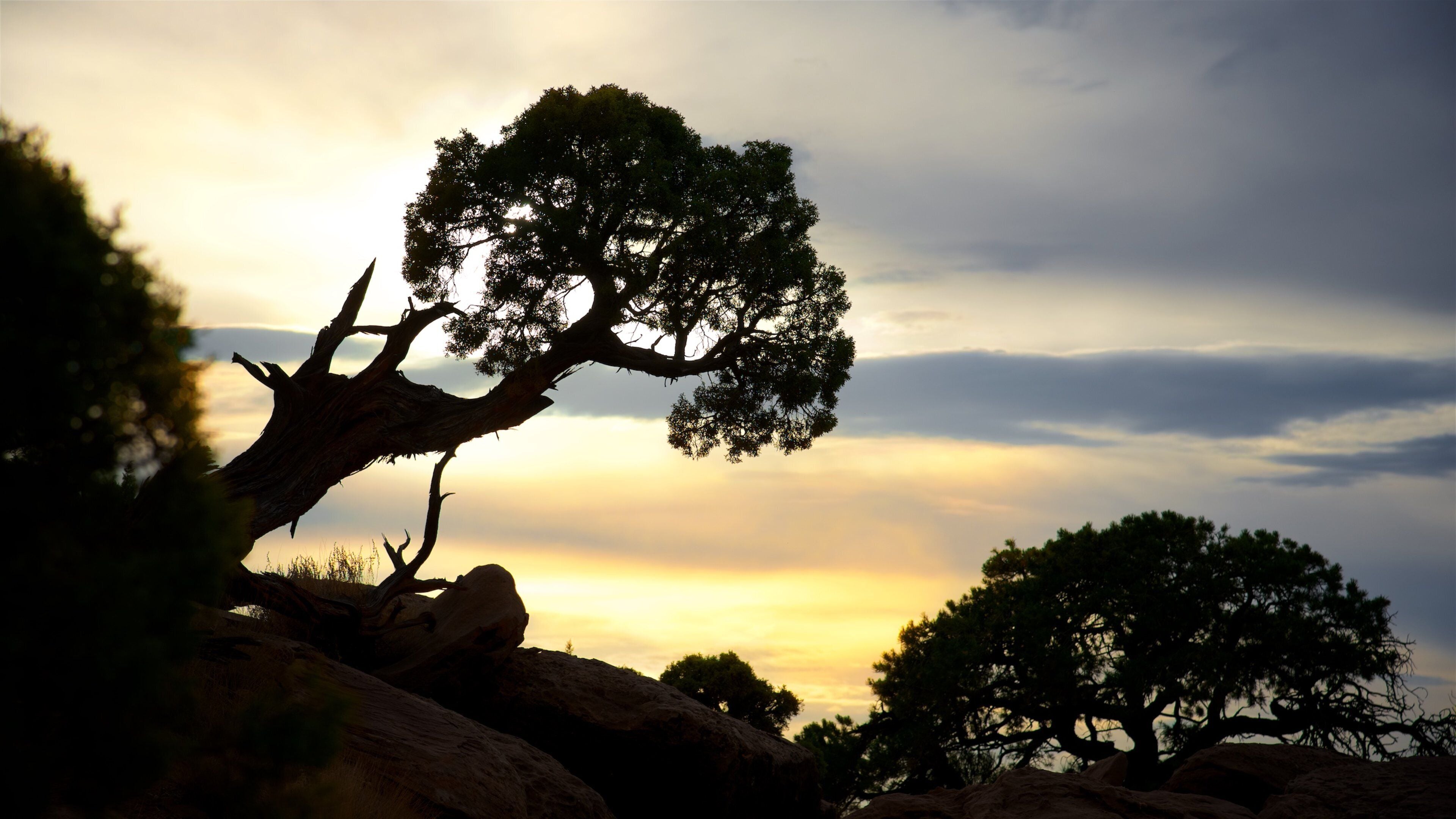 Moab trong đó bao gồm hoàng hôn và cảnh thanh bình