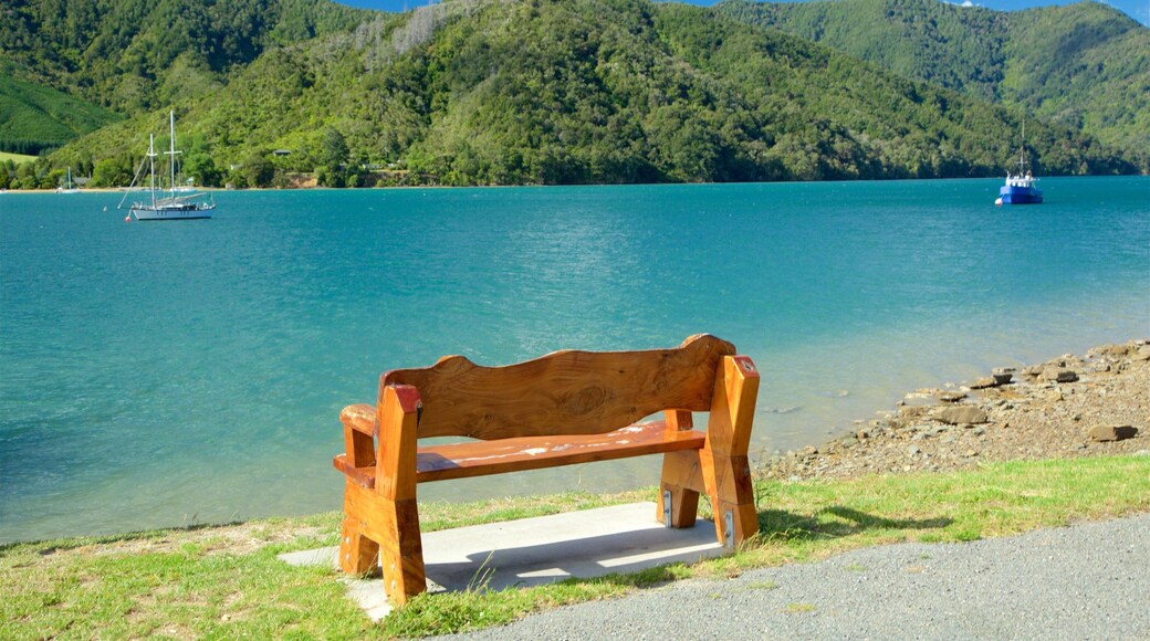 Picton featuring sailing, boating and mountains