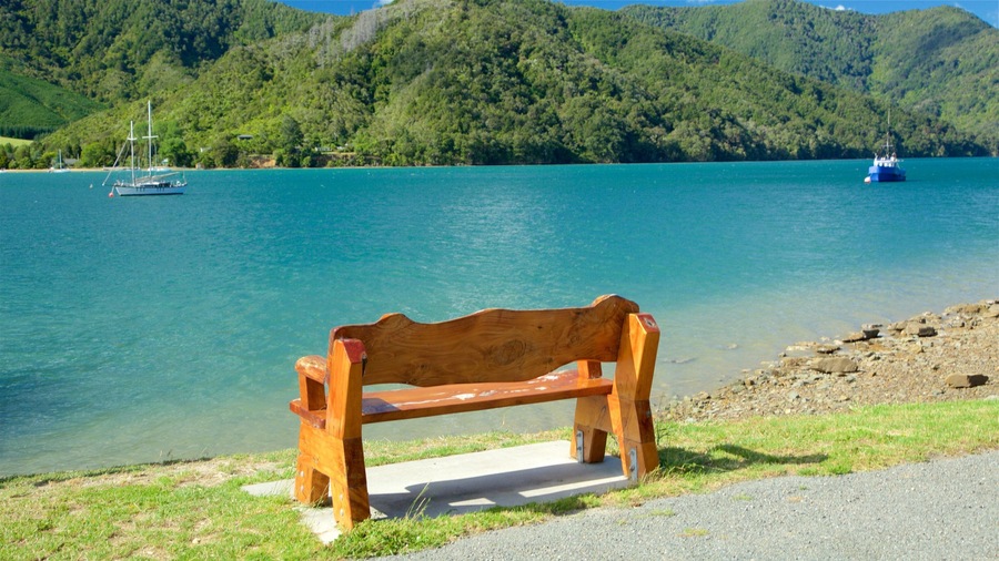 Picton featuring sailing, boating and mountains