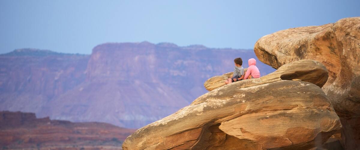 Parc national de Canyonlands mettant en vedette scĂšnes tranquilles