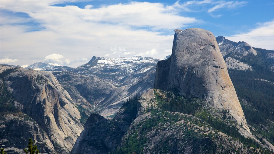 Yosemite National Park featuring landscape views, mountains and tranquil scenes