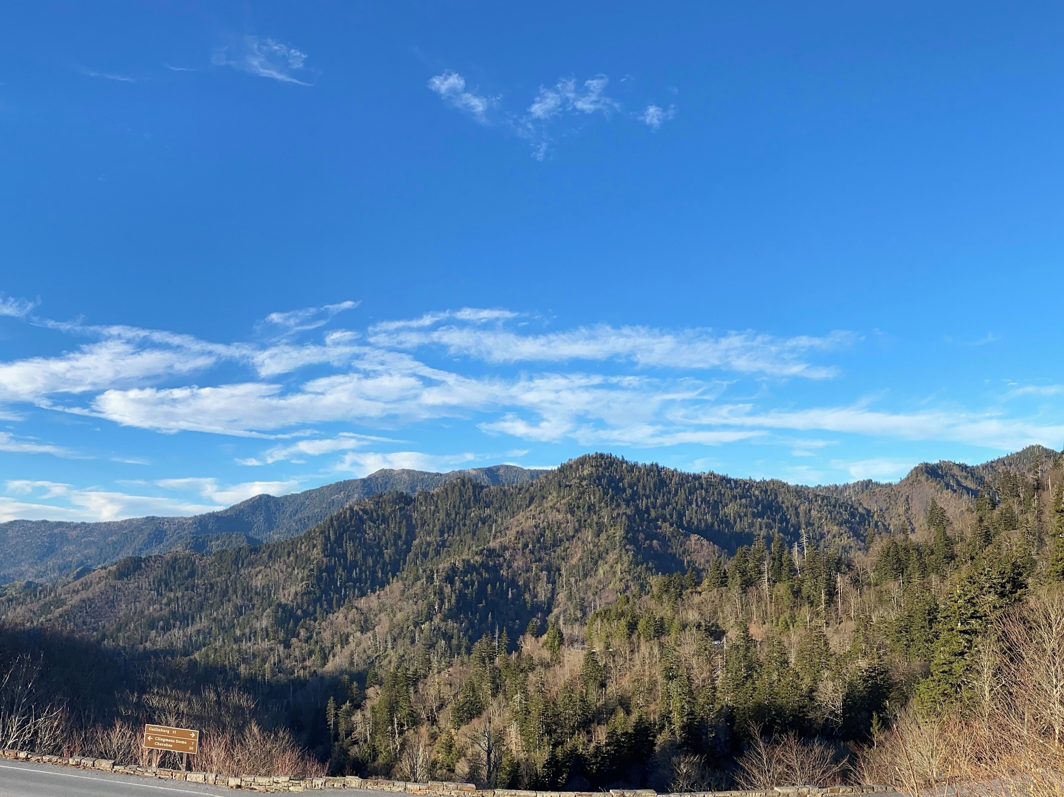 Elevation of 5100 ft. This is at the border of Tennessee and North Carolina in the Smoky Mountains. #breathTaking #LifeAtExpedia